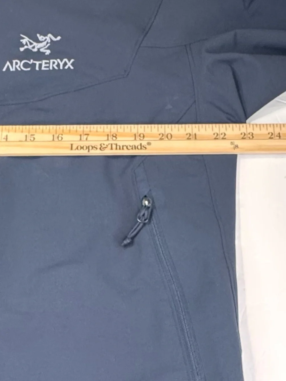 Arc'teryx Gamma LT Jacket Men Large Blue Lightweight Soft Shell Full Zip Hiking